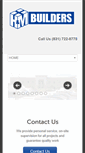 Mobile Screenshot of hmbuilders.com