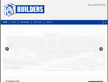 Tablet Screenshot of hmbuilders.com